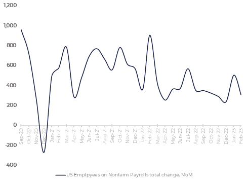 February market correction and inflation fears